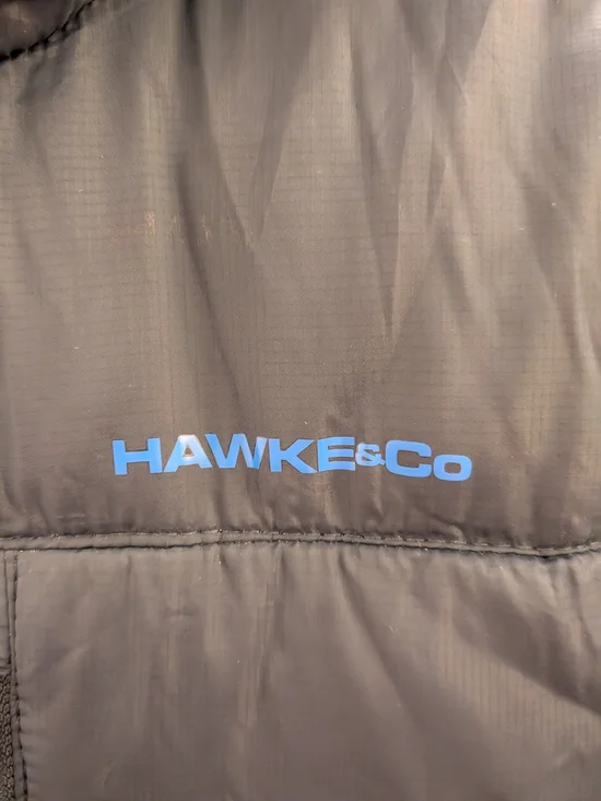 Hawke & Co Black, Blue & White Mountain-Print Insulated Puffer Jacket - Picture 2 of 9